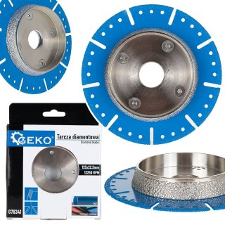 Tarcza diamentowa do cięcia i fazowania rur PCV 125mm (50) Geko