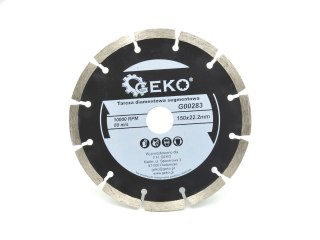 Tarcza diamentowa segmentowa 150mmx22,2mm (50) Geko