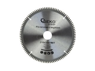 Tarcza do aluminium z widią 210mmx100Tx32mm zestaw redukcji (25/50) Geko