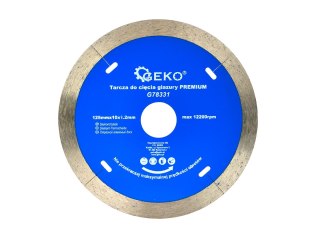 Tarcza do cięcia glazury 125mmx10x1.2mm PREMIUM (100/200) Geko