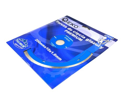 Tarcza do cięcia glazury 200mmx10x1.6mm PREMIUM (50) Geko