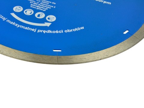 Tarcza do cięcia glazury 200mmx10x1.6mm PREMIUM (50) Geko