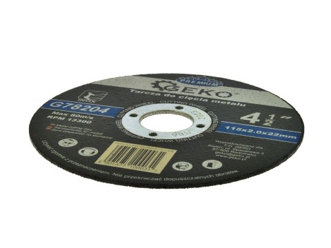 Tarcza do cięcia metalu GEKO PREMIUM 115x2 Inox (10/200) Geko