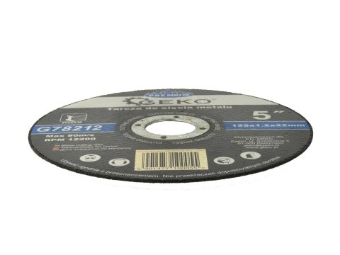 Tarcza do cięcia metalu GEKO PREMIUM 125x1,2 Inox (10/100/400) Geko