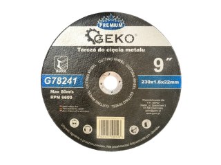 Tarcza do cięcia metalu GEKO PREMIUM 230x1.6 Inox (5/25/100) Geko