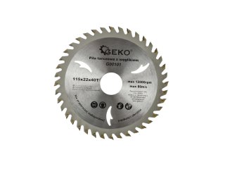 Tarcza do drewna 115x22x40T(200) Geko