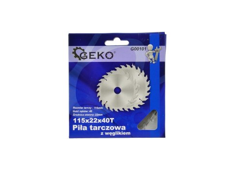 Tarcza do drewna 115x22x40T(200) Geko