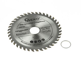 Tarcza do drewna 125x22x40T(200) Geko