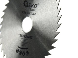 Tarcza do drewna 125x22x40T b/w Geko