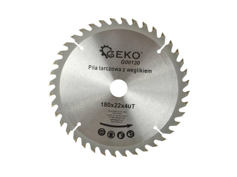 Tarcza do drewna 180x22x40T(100) Geko