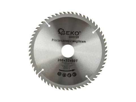 Tarcza do drewna 200x32x60T(50) Geko