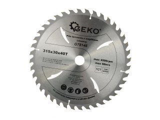 Tarcza do drewna 315x30x40T(otwory) (20) Geko