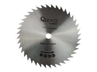 Tarcza do drewna 400x32x40T b/w Geko