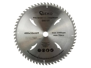 Tarcza do drewna 400x32x60T(10) Geko