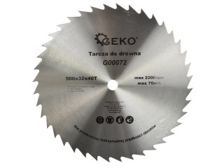 Tarcza do drewna 500x32x40T*3 b/w (5) Geko