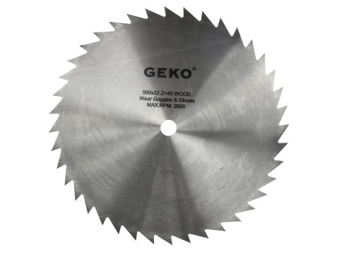 Tarcza do drewna 500x32x40T*4 (gruba) b/w (5/10) Geko