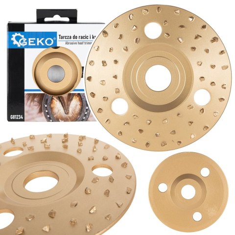 Tarcza do korekcji racic i kopyt 125mm - średnioziarnista (50) Geko