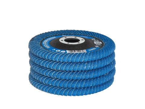 Tarcza listkowa CYRKON 125mm P60 do szlifowania spawów i krawędzi (5/100) Geko