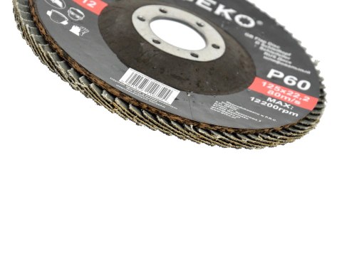 Tarcza listkowa"SILIKON" 125mm P60 GEKO PREMIUM (10/200) Geko