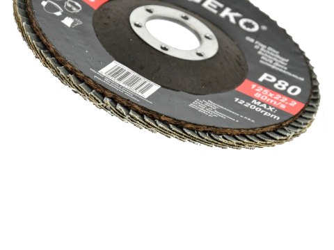 Tarcza listkowa"SILIKON" 125mm P80 GEKO PREMIUM(10/200) Geko