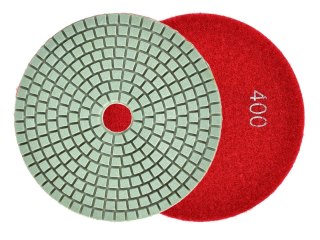 Tarcza polerska do szlifowania gresu na mokro 125mm GR400 (5/25/250) Geko