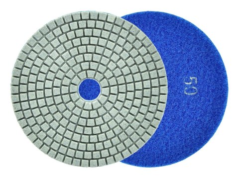 Tarcza polerska do szlifowania gresu na mokro 125mm GR50 (5/250) Geko