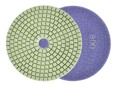 Tarcza polerska do szlifowania gresu na mokro 125mm GR800 (5/25/250) Geko