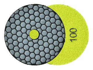 Tarcza polerska do szlifowania gresu na sucho 100mm GR100 (5/250) Geko