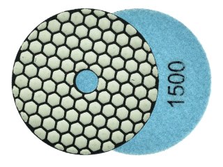 Tarcza polerska do szlifowania gresu na sucho 100mm GR1500 (5/25/250) Geko