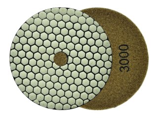 Tarcza polerska do szlifowania gresu na sucho 125mm GR3000 (5/25/250) Geko