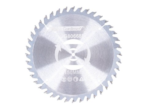 Tarcza z widią do podkaszarki akumulatorowej G80668 150mm x 40T (50) Geko