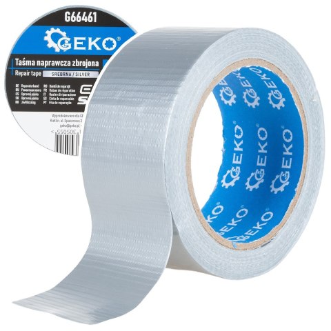 Taśma naprawcza zbrojona 48mm x 25m - srebrna (36) Geko