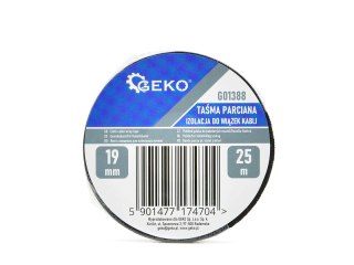 Taśma parciana - izolacyjna do wiązek kabli 19mm x 25m (200) Geko