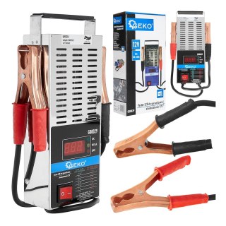 Tester LCD do sprawdzania akumulatorów 12V Geko