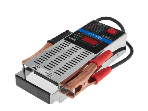 Tester LCD do sprawdzania akumulatorów 12V Geko
