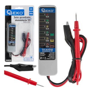 Tester sprawdzania akumulatorów 12V (10/40) Geko
