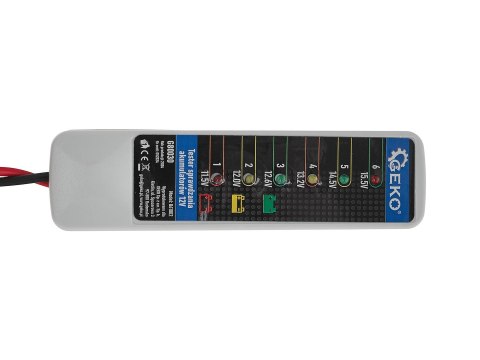 Tester sprawdzania akumulatorów 12V (10/40) Geko
