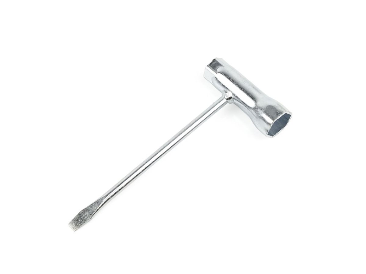 Uniwersalny klucz do świec 13x19mm ze śrubokrętem Geko