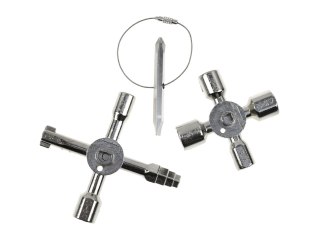 Uniwersalny klucz do szafek technicznych 10w1 Geko