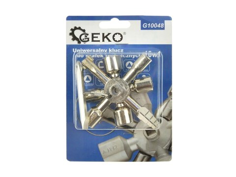 Uniwersalny klucz do szafek technicznych 10w1 (100) Geko