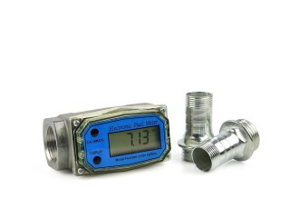 Uniwersalny licznik przepływu cieczy/paliwa LCD 1" (20) Geko
