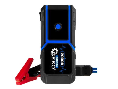 Urządzenie rozruchowe - JUMP STARTER 20000mAh 1000A LED QC3.0 12V Geko