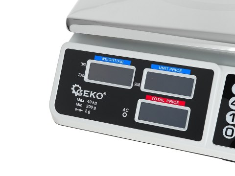 Waga elektroniczna 40kg LCD Geko