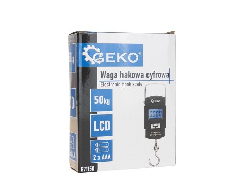 Waga hakowa cyfrowa 50kg (100) Geko