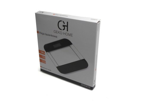 Waga łazienkowa szklana LCD 180kg 28 cm x 28 cm (10) Geko