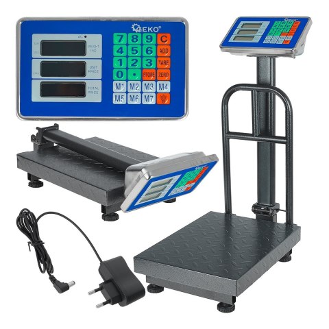 Waga platformowa 150kg LCD (1) Geko