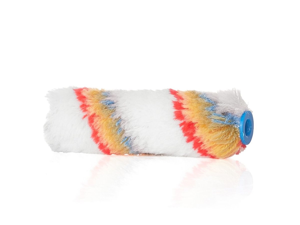 Wałek malarski poliakryl (multicolor) 10cm 18mm fi-6mm Geko