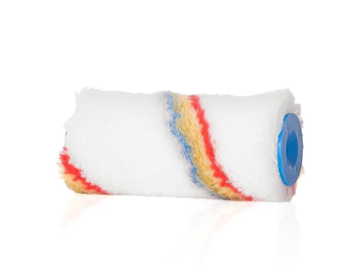 Wałek malarski poliakryl (multicolor) 10cm 30mm fi-6mm Geko