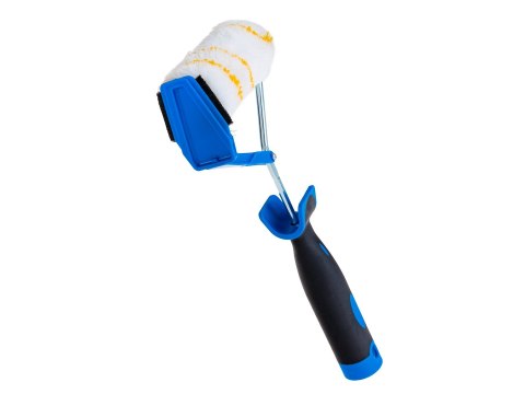 Wałek malarski z rączką 2K do malowania odcięć - poliakryl 10cm 30mm fi-6mm (50) Geko