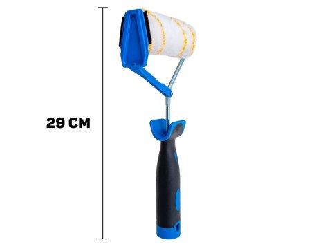 Wałek malarski z rączką 2K do malowania odcięć - poliakryl 10cm 30mm fi-6mm (50) Geko